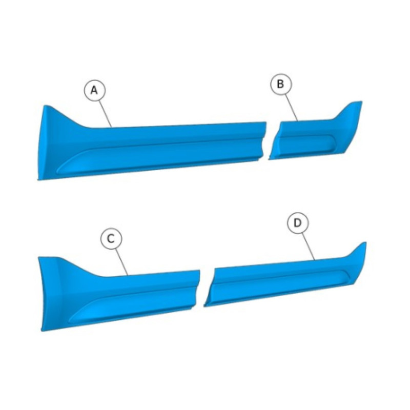 VOLVO XC40 zewnętrzny kit pakiet stylizacyjny 31655309+31664376