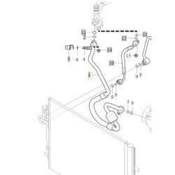 VOLVO V40 V40CC przewód klimatyzacji sprężarki OE 31467924