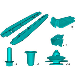 VOLVO XC60 II zintegrowane stopnie boczne kpl 32270019