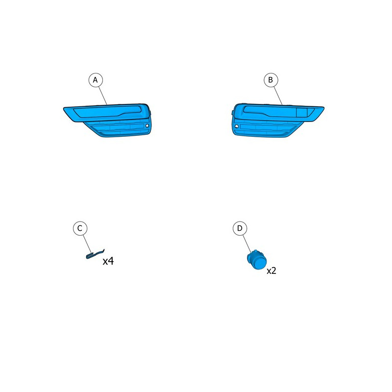 VOLVO XC90 II kratki przedniego zderzaka kpl 31428890