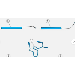 VOLVO S90 V90 II nakładki progowe podświetlane kpl 31470690