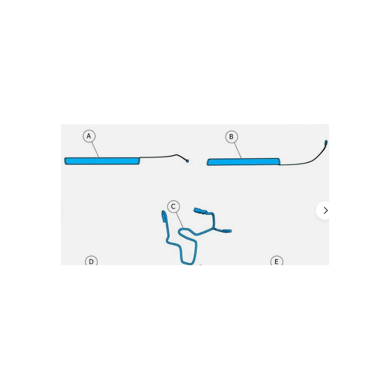 VOLVO S90 V90 II nakładki progowe podświetlane kpl 31470690