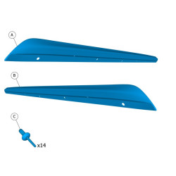 VOLVO V90 Cross Country listwy nakładki na progi kit kpl 31408769