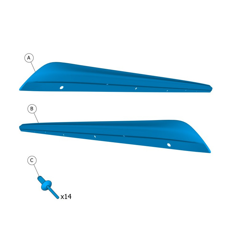 VOLVO V90 Cross Country listwy nakładki na progi kit kpl 31408769