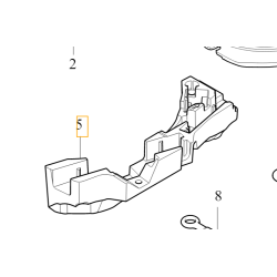 VOLVO V60 II styropianowy wkład koła zapasowego 32243490