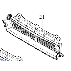 VOLVO V60 S60 Dolna kierownica powietrza wlot 32296802 OE