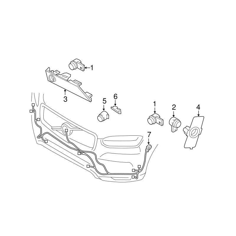 VOLVO XC60 II wiązka...