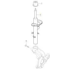 VOLVO XC40 Amortyzator przedni lewy przód 32246643 OE