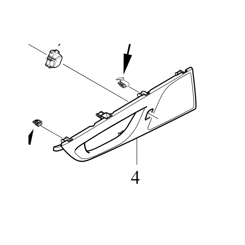 VOLVO S60 III V60 II tylny...