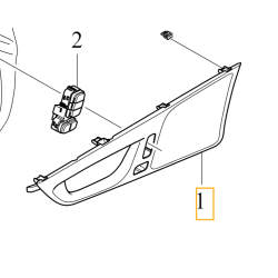 VOLVO V60 S60 Przedni prawy panel drzwi bowers wilkins 31490195 OE