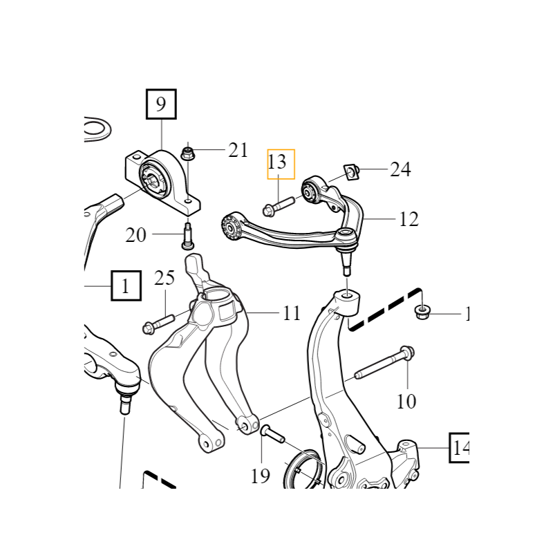 VOLVO S90 V90 II śruba...
