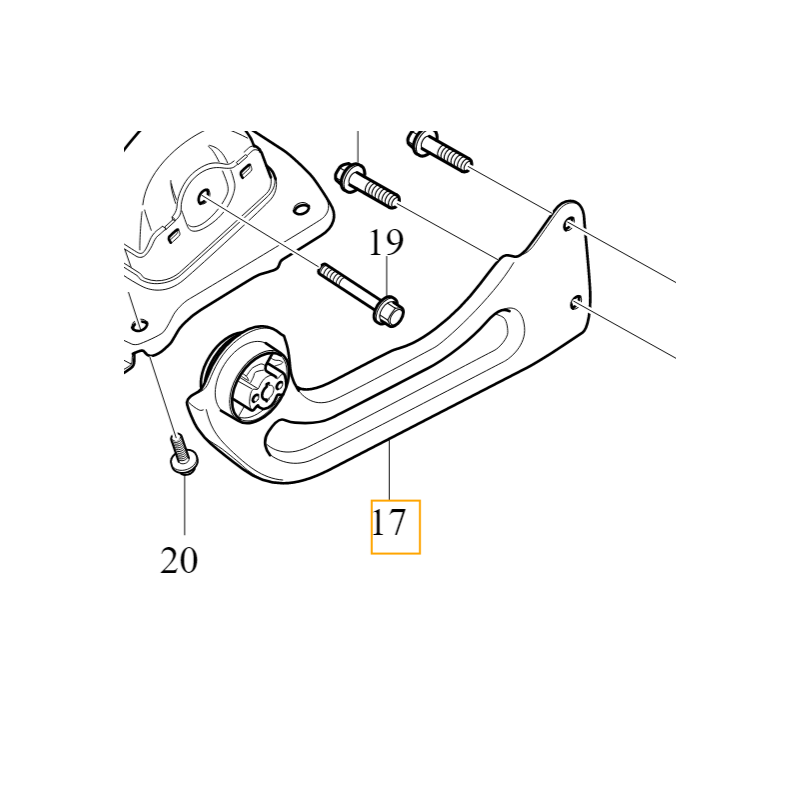 VOLVO C40 XC40 wahacz tylny...