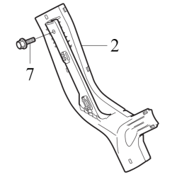 VOLVO XC60 II korytko przelotka wiązki silnikowej 31450238