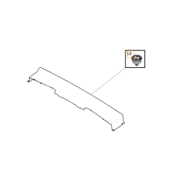 VOLVO EX40 C40 spinka podszybia 31109179 OE