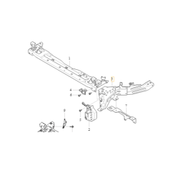 VOLVO XC40 C40 pas przedni prawe wzmocnienie