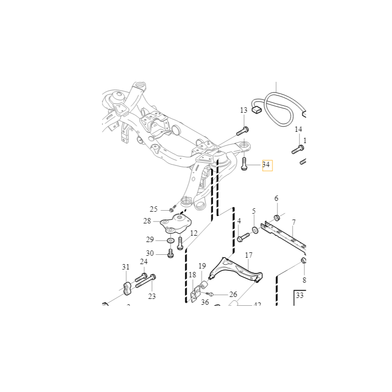 VOLVO X90I XC70 II śruba...