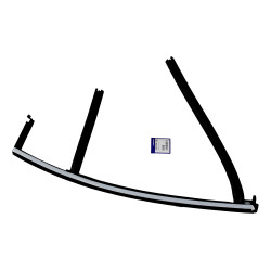 VOLVO S60 III tylna lewa listwa drzwi black OE