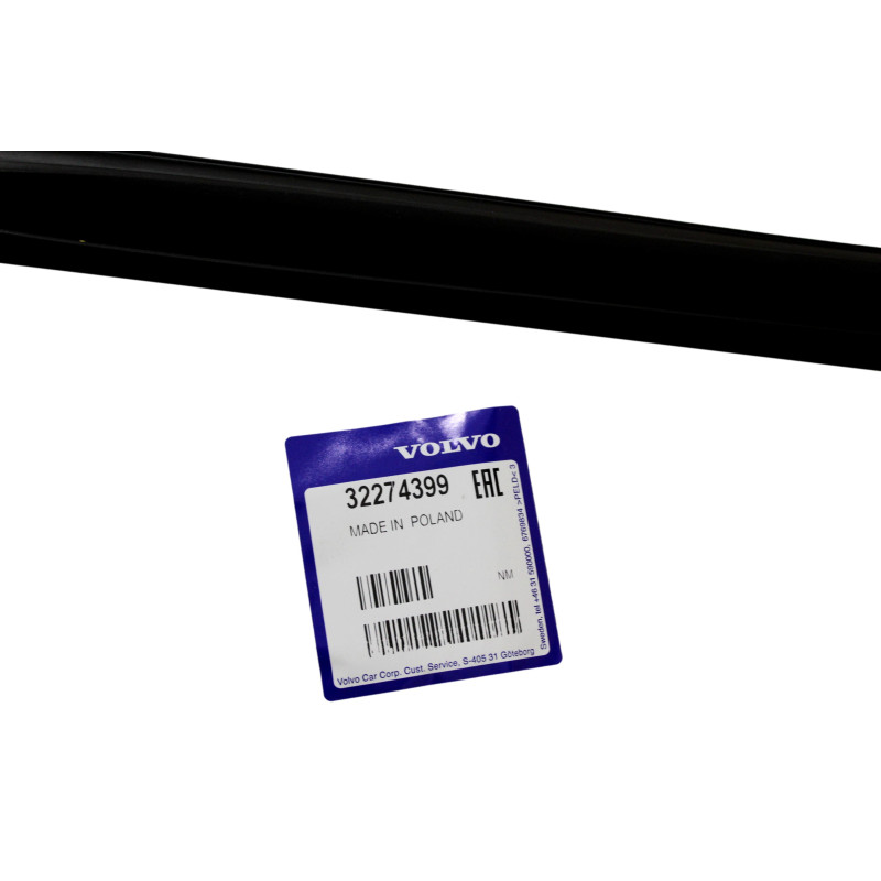 VOLVO S60 III tylna lewa listwa drzwi black OE