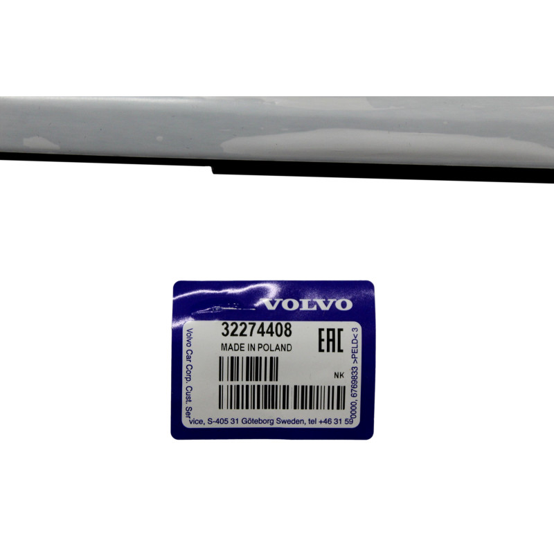 VOLVO S60 III przednia prawa listwa drzwi black OE