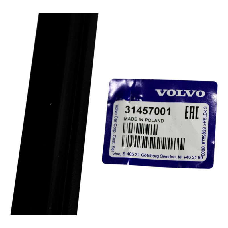 VOLVO XC40 przednia prawa listwa drzwi szyby OE