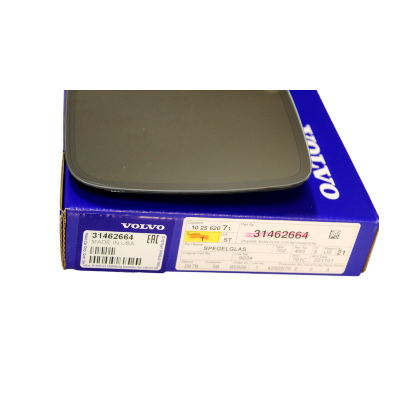 VOLVO V90CC XC60 II lewy wkład lusterka lewe lusterko OE 31462664