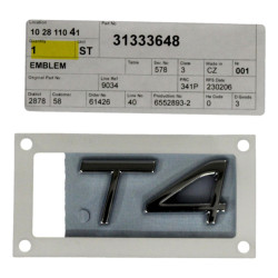 VOLVO S80 V70 S90L emblemat T4 na tylna klapę OE