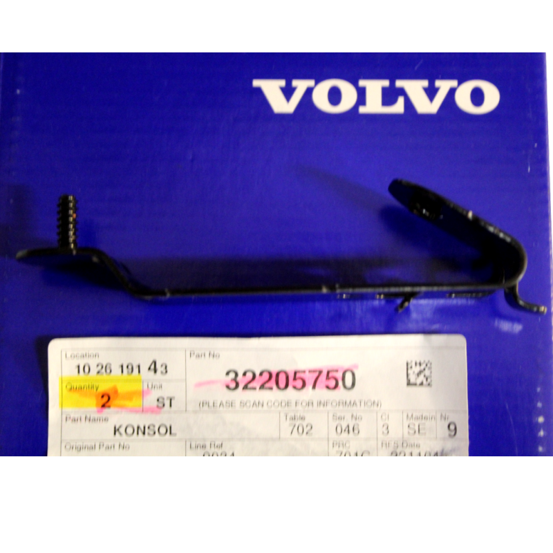 VOLVO XC90 Mocowanie poszycie tylny słupek d 32205750 OE