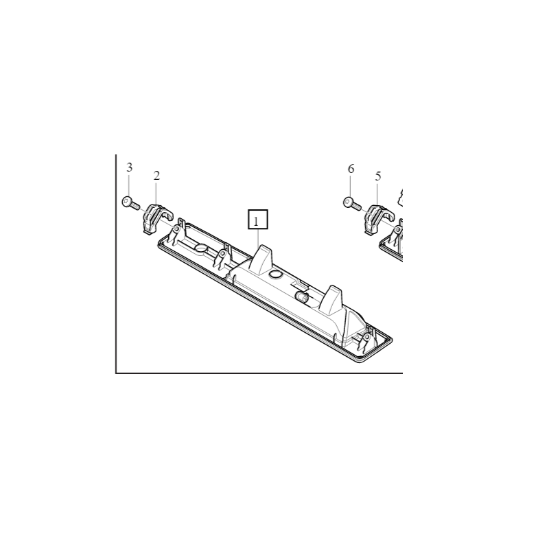 VOLVO V90 V90CC XC60 II mikrostyk klapy tył oświetlenie OE 31675534
