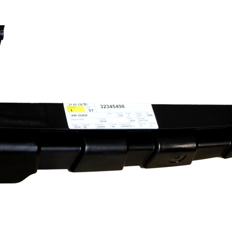 VOLVO XC60 Wlot górna kierownica powietrza 32345498 OE