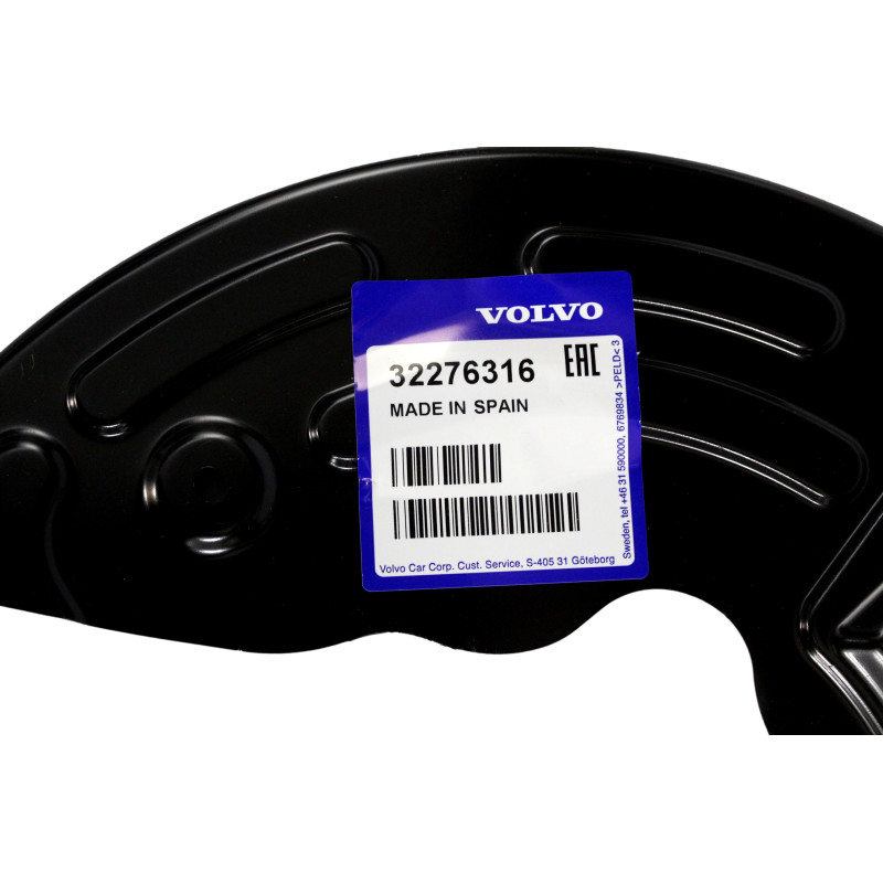 VOLVO C40 XC40 przednia prawa osłona tarczy hamulcowej 345mm OE