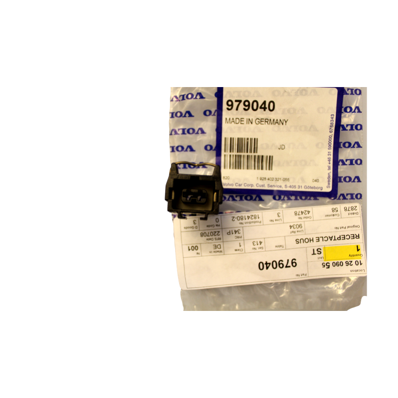 VOLVO Wtyczka instalacyjna kostka 2-pin 979040 OE