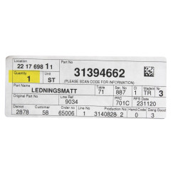 VOLVO S60 V60 V70 XC60 XC70 wiązka elektryczna silnika D5244T OE