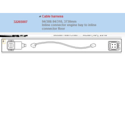 VOLVO XC60 V60 S60 przewód naprawczy wiązka OE