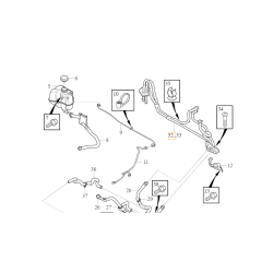 VOLVO XC60 XC90 II przewody nagrzewnicy ogrzewania postojowego