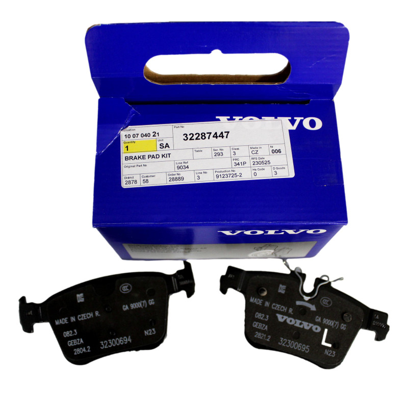 VOLVO S60 V60 S90 V90 XC60 XC90 II tył klocki hamulcowe COMFORT OE