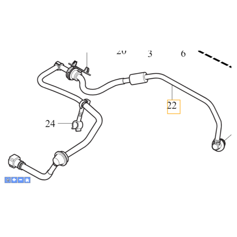 VOLVO V40 V40CC przewód...