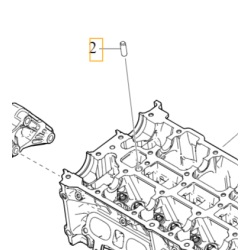 VOLVO kołek pin centrujący pokrywy zaworów OE 1397500