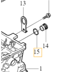 VOLVO C30 S40 V50 S80 V70 podkładka zaślepki głowicy OE