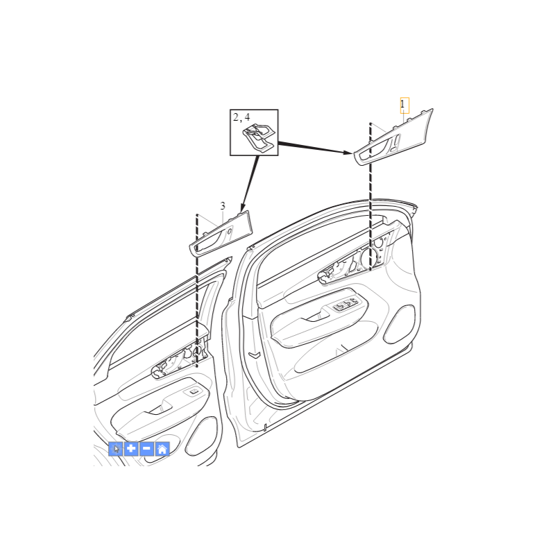 VOLVO XC60 Osłona maskownica głośnika 31490641 OE