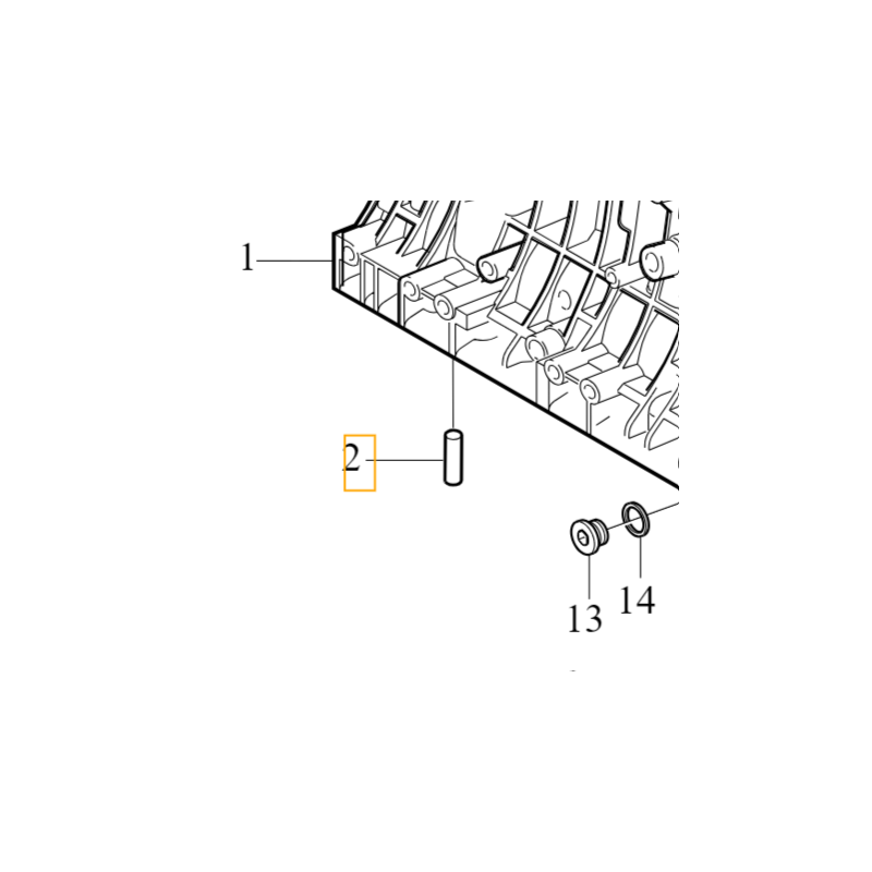 VOLVO kołek pin centrujący...