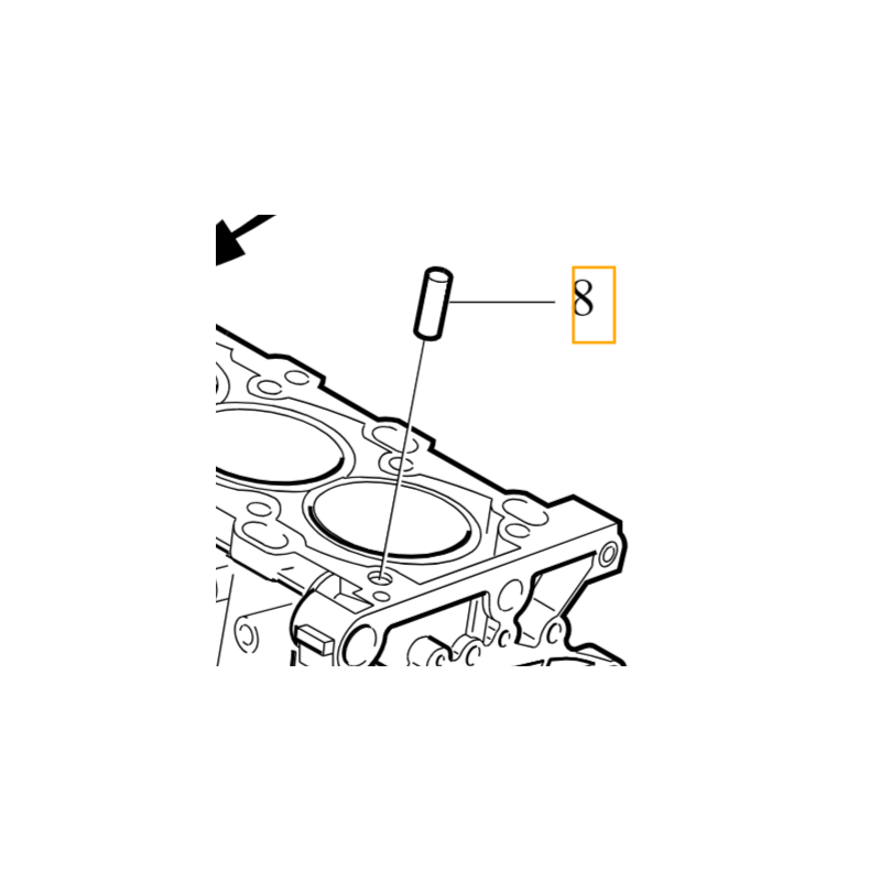 VOLVO kołek pin centrujący...