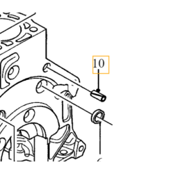 VOLVO kołek pin centrujący blok silnika 2.0D OE 30680649