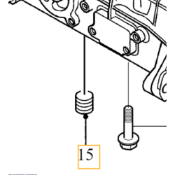 VOLVO zaślepka wkrecana bloku silnika 2.0D OE 8653733