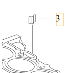VOLVO oryginalna szyna prowadząca bloku silnika 2.0D 2.4D OE 8631501