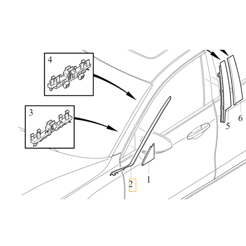 VOLVO S60 III V60 II lewa...