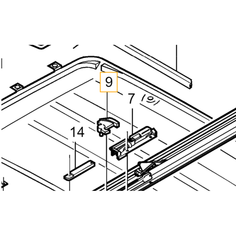 VOLVO S40 V40 prawy odbój...