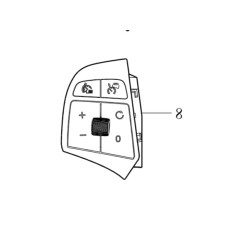 VOLVO S60 V60 XC60 S80 XC70 tempomat sterowanie