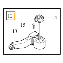 VOLVO C40 XC40 EV mocowanie lewe chłodnicy OE