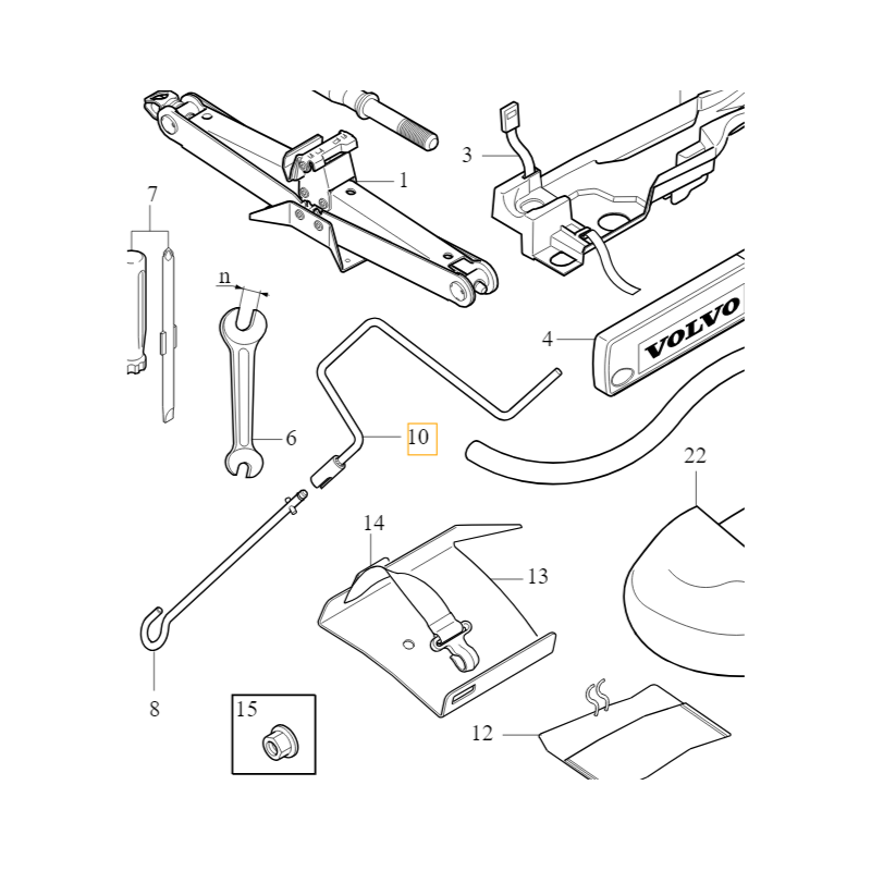 VOLVO XC90 korba przedluzka...