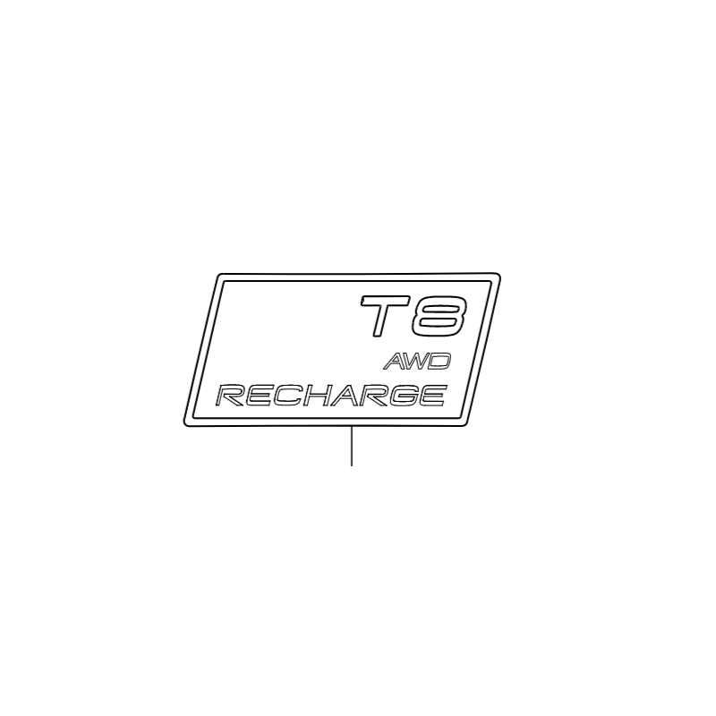 VOLVO S60 III emblemat T8...